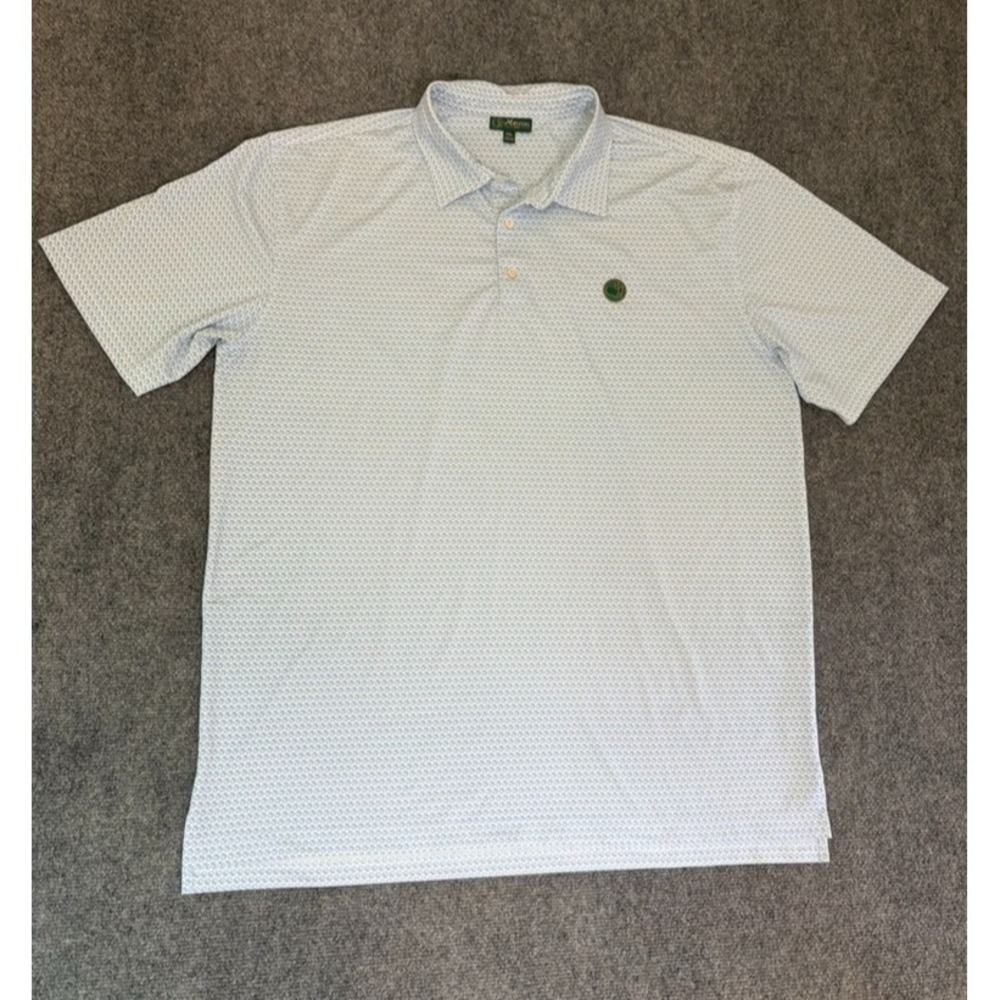 Masters Men's Polo All Over Masters Logo Print Polyester/ Spandex Size XXL